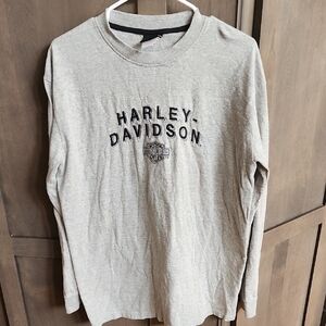 Harley-Davidson Gray Long Sleeve Shirt